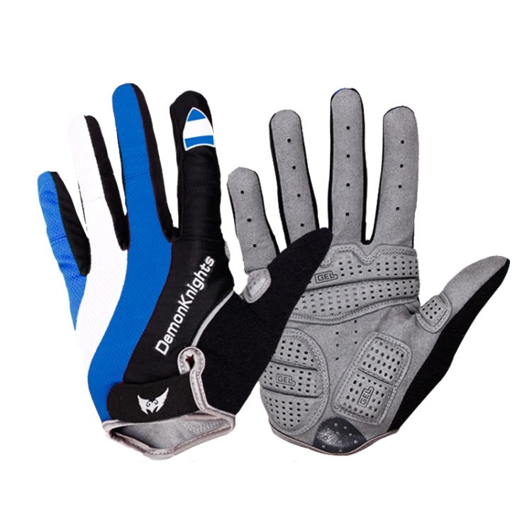 

DemonKnights Cycling Gloves Full Finger Bicycle Gloves Outdoor Sports Equipment, Size: M(Pampas Storm)