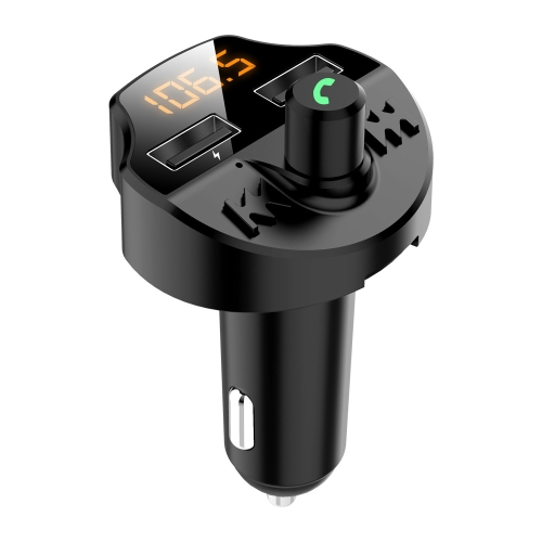 

T66 Car Bluetooth Car Charger Cigarette Lighter MP3 Player Hands-Free Car FM Transmitter