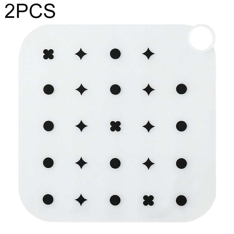 

FY-J78 2 PCS Bathroom Large Silicone Deodorant Floor Drain Cover(Modern)