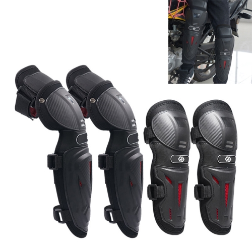 

WUPP CS-775A 4 PCS/Set Anti-Fall Windproof Knee Pads Protective Gear Cover For Off-Road Motorcycles / Motorcycles(Red)