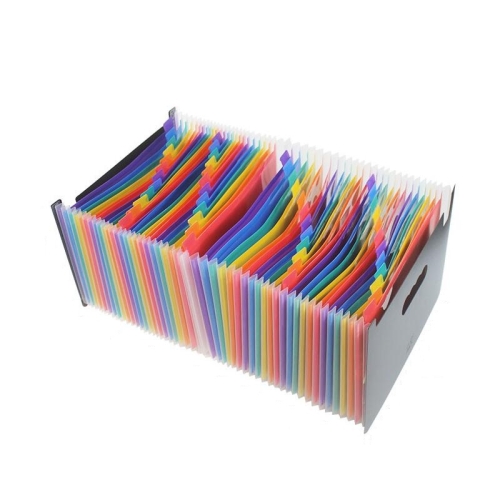 

Organ Expanding Colored File Folder A4 Organizer Portable Business Office Supplies, Size: 33x23.5cm, Size:48 Pockets