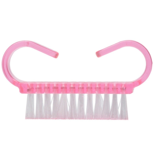 

10 PCS Cleaning Brush Tools Nail Art Care Manicure Pedicure Remove Dust Small Angle Clean Brushes(Pink)