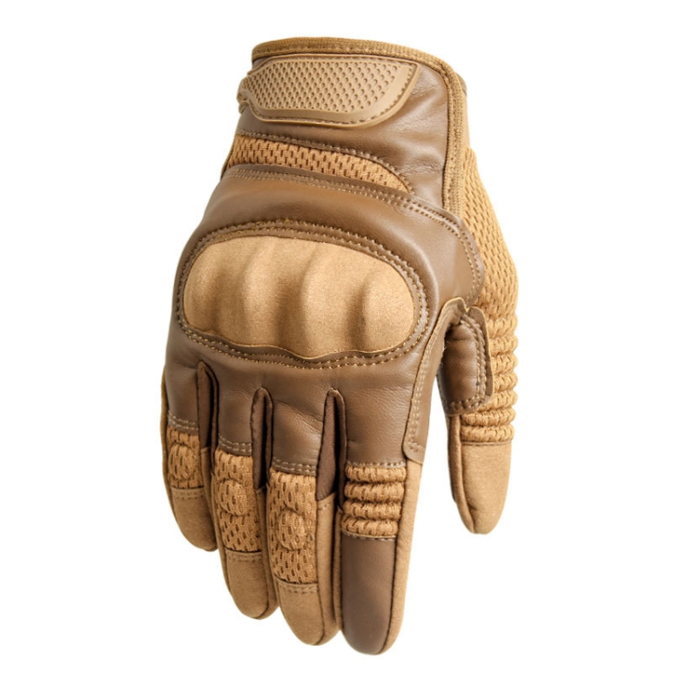 

B28 Outdoor Rding Motorcycle Protective Anti-Slip Wear-Resistant Mountaineering Sports Gloves, Size: M(Wolf Brown)