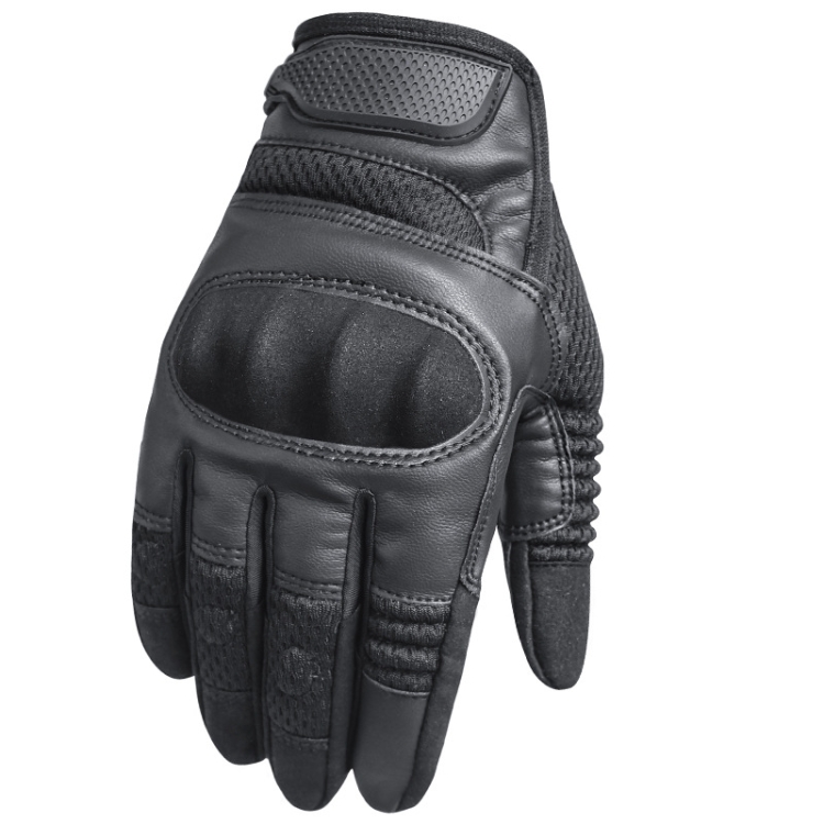 

B28 Outdoor Rding Motorcycle Protective Anti-Slip Wear-Resistant Mountaineering Sports Gloves, Size: XL(Black)