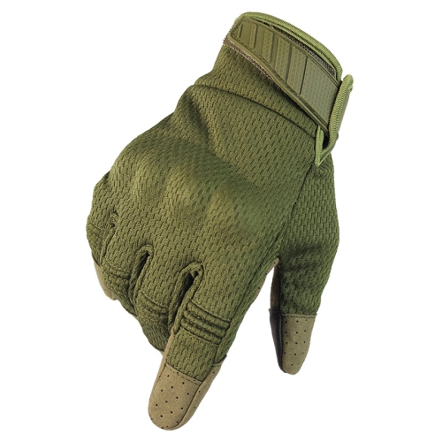 

A30 Outdoor Cycling Motorcycle Non-Slip Breathable Mountaineering Climbing Sports Gloves, Size: M(Green)