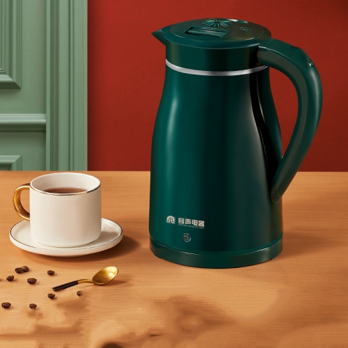 

Ronshen RS-731 Kettle Household Automatic Power-Off Teapot CN Plug, Style:With Insulation(Dark Green)
