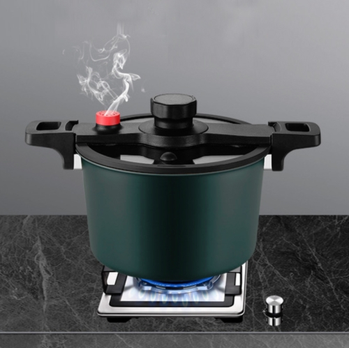 

6L Large Capacity Saucepan Non-Stick Pan Micro Pressure Cooker For Induction Cooker, Specification:Iron Pot