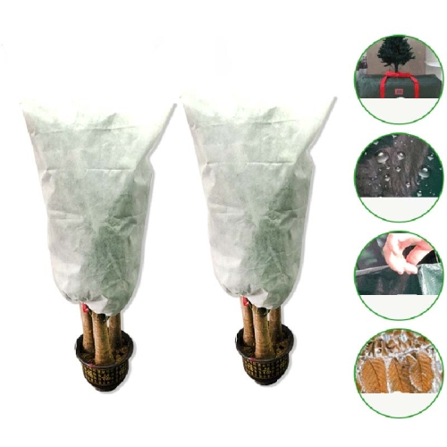 

2 PCS Plant Freeze-Proof Cover Autumn And Winter Cold-Proof Tree Cover Non-Woven Plant Antifreeze Bag, Specification: 0.8mx1m