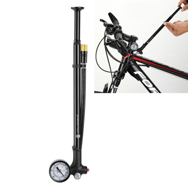 

CYCLINGBOX Electric Bicycle Mountain Bike Pump With Handle Extension Hose Portable Basketball Charging Bicycle Riding Supplies Accessories(Black)