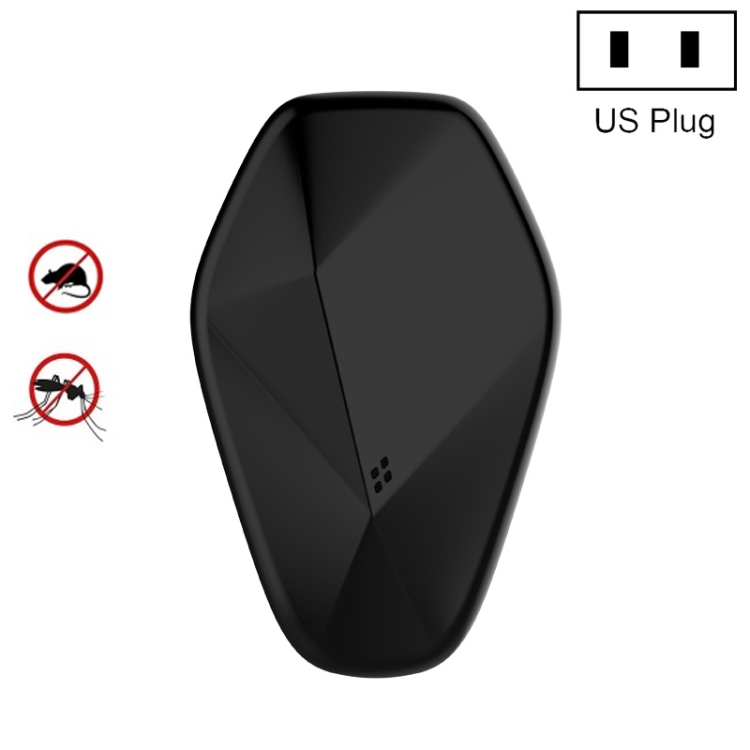 

DC-9019A Home Electronic Insect Repellent Ultrasonic Mosquito Repellents Insect Repellents, Style:US Plug(Black)