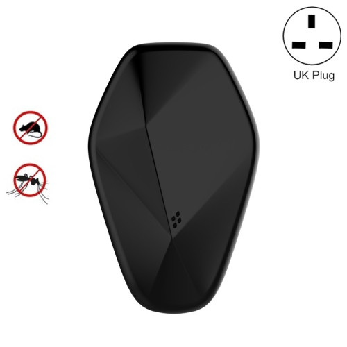 

DC-9019A Home Electronic Insect Repellent Ultrasonic Mosquito Repellents Insect Repellents, Style:UK Plug(Black)