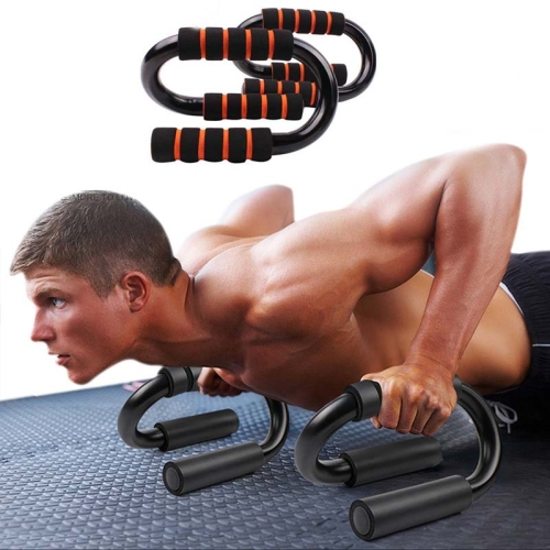 

2 PCS S-Type Push-Up Bracket Indoor Fitness Equipment Home Sports Equipment(Orange)