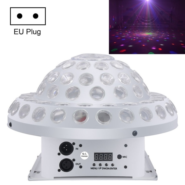 

L-D06 10W Cosmic Laser Light Bar Decoration Laser Light LED Stage Starry Sky Projector Light, Specification: EU Plug