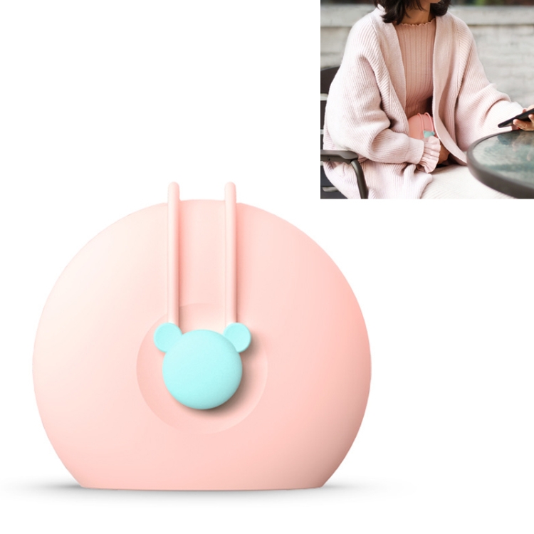 

Bag Hot Water Bottle Silicone Mini Portable Hand Warmer(Bear)