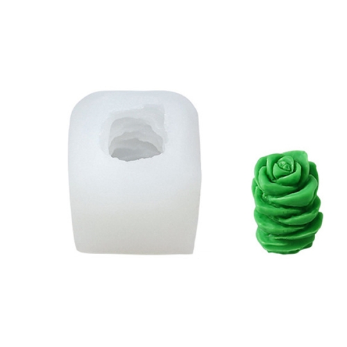 

SX-ZW-141 Fleshy Three-Dimensional Candle Silicone Mold DIY Handmade Soap Aromatherapy Epoxy Mold