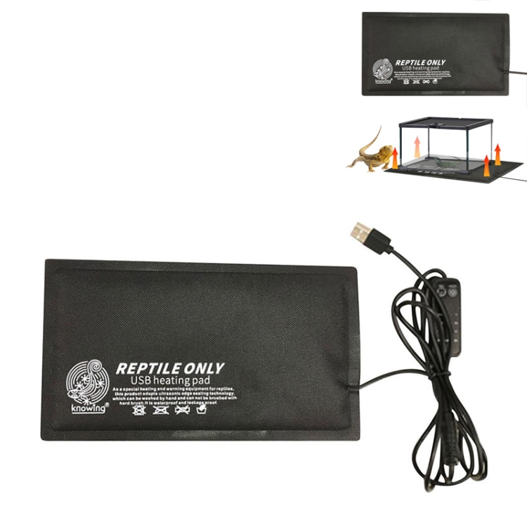 

Knowing Climbing Pet Thermostat Time Switch Thermostatic Waterproof USB Heating Pad, Specification: Three-speed Temperature Control, Size:M
