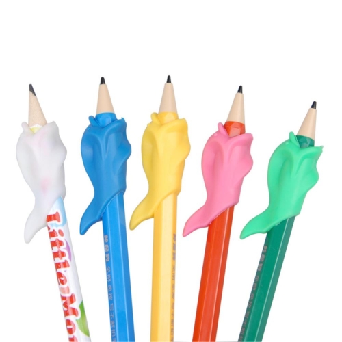 

100PCS Student Dolphin Pen Writing Posture Correction Device, Random Color