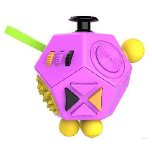 

12 Sides Magic Cube Generation 2 Decompression Cube Toy with Gears & Rotating Dial & 360 Degree Joystick