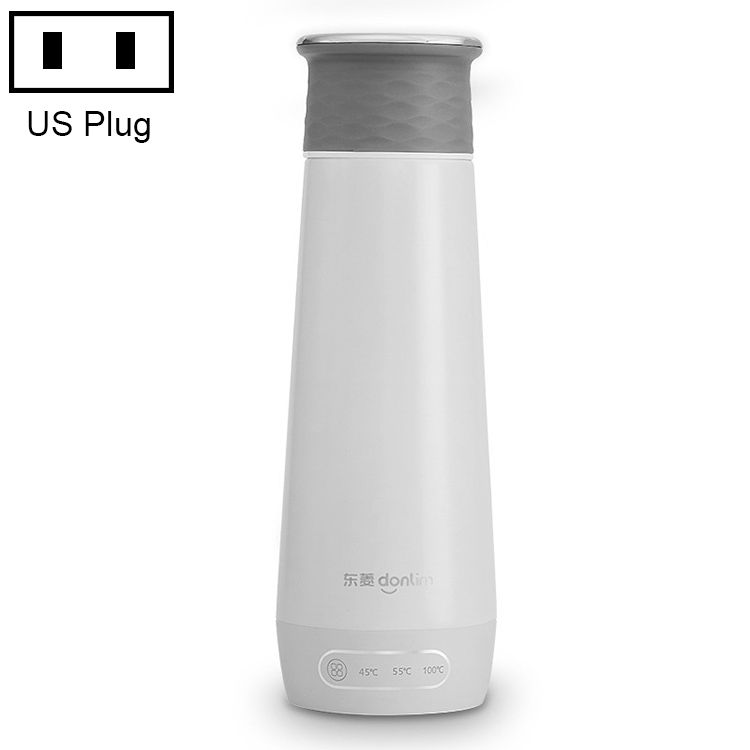 

DOLIM B-E010 Smart Water Bottle Travel Thermos Cup, Plug Type:US Plug(Cotton Cloud White)