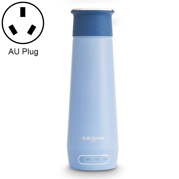 

DOLIM B-E010 Smart Water Bottle Travel Thermos Cup, Plug Type:AU Plug(Clear Sky Blue)