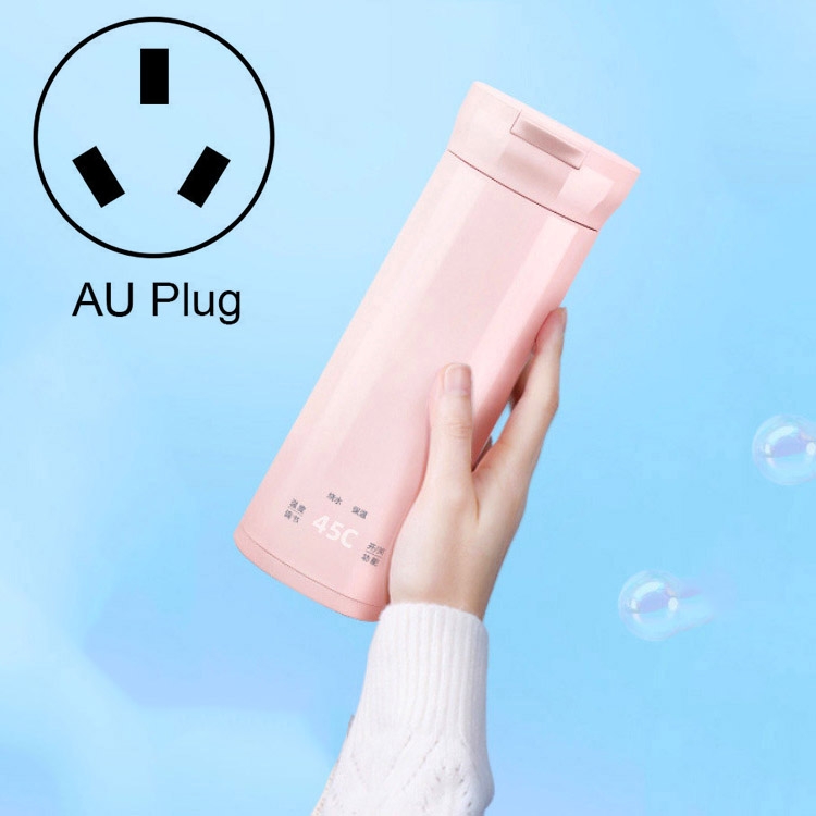 

DOLIM B-E001 Smart Boiling Cup Display Temperature Travel Mini Thermos Cup, Colour: Cherry Blossom Pink, Plug Type:AU Plug