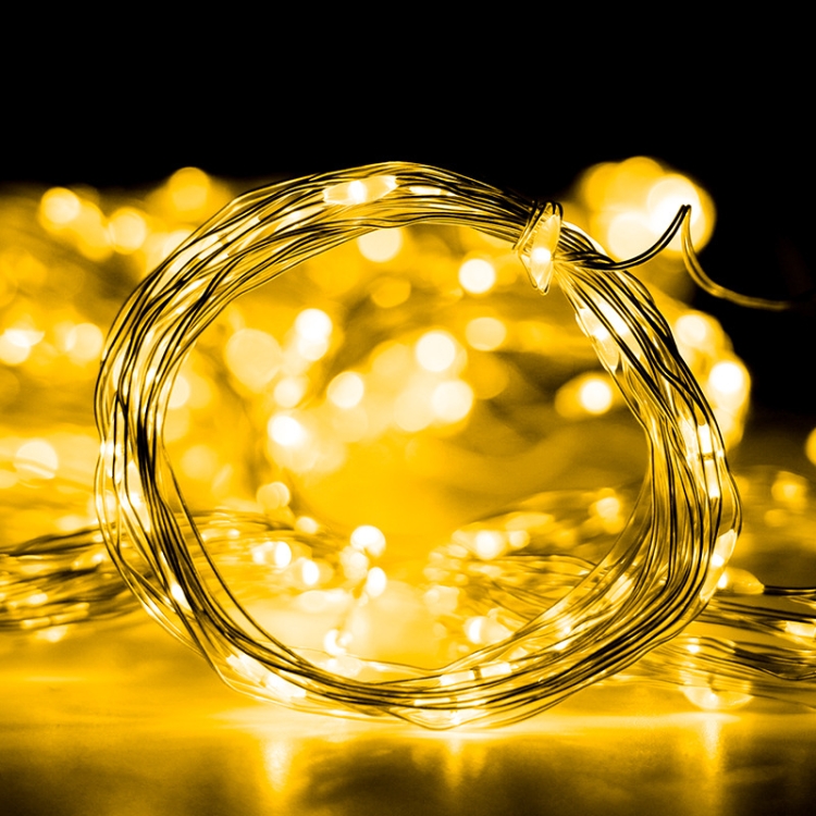 

LED Copper Wire Light String USB Garland Curtain String Light Christmas Decoration, Style:without Hook, Size:3m x 2m(Warm Light)