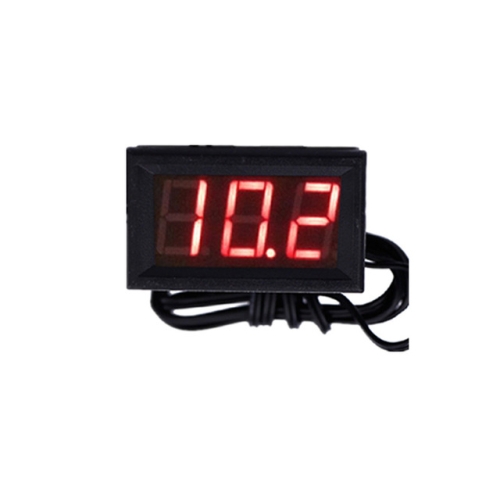 

50~110C LED Temperature meter Detector Sensor Probe 12V Digital Thermometer Monitor Tester(Red)