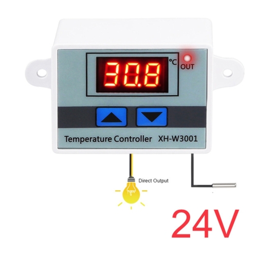 

XH-W3001 Digital LED Temperature Controller Arduino Cooling Heating Switch Thermostat NTC Sensor 24V
