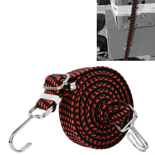 

3 PCS Bicycle Binding Rope Widening And Thickening Multi-Purpose Elastic Elastic Luggage Rope Shelf Rope, Length:0.5m(Red)