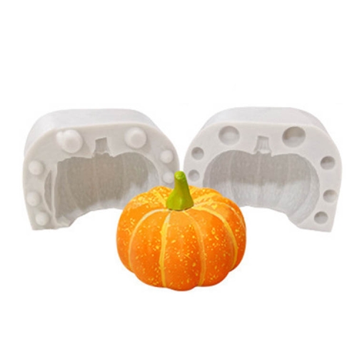 

Halloween Three-Dimensional Pumpkin Cake DIY Scented Candle Silicone Mold, Specification: SW-37