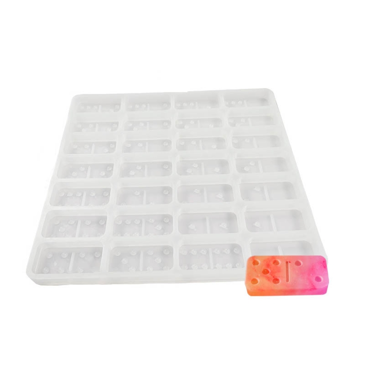 

Domino Epoxy Silicone Mold DIY Fondant Cake Decoration, Model Number:SX-BH-109(Transparent)