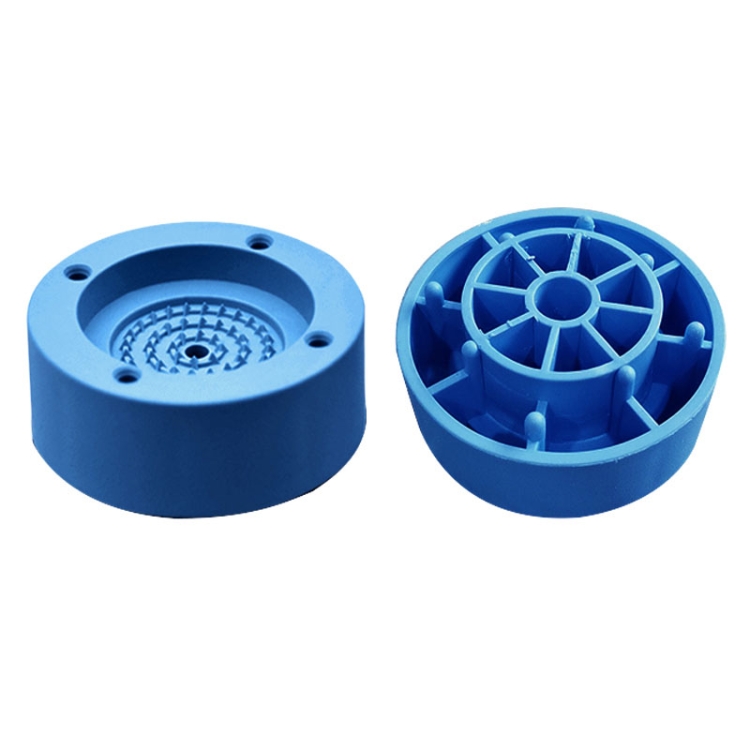 

4 PCS / Set Furniture Home Appliance Washing Machine Rubber Foot Mat Moisture-Proof Shock Absorption Heightened Foot Mat Base Blue, Style:2.5cm Plus Layer