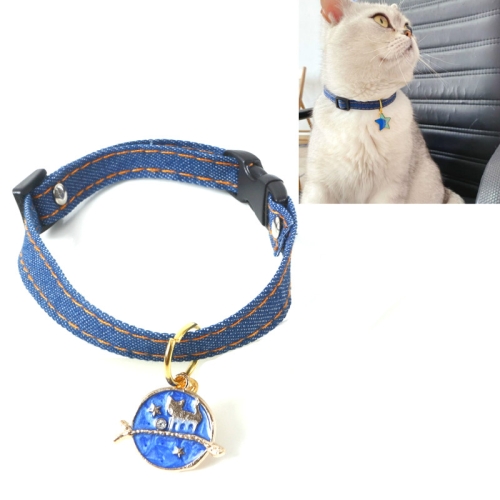 

6 PCS Pet Cowboy Cat Dog Collar With Bell Pet Accessories, Size:S 16-32cm, Style:Cat