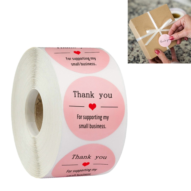 

10 PCS Thank You Sticker Label, Size: 2.5cm / 1 inch(G-01)