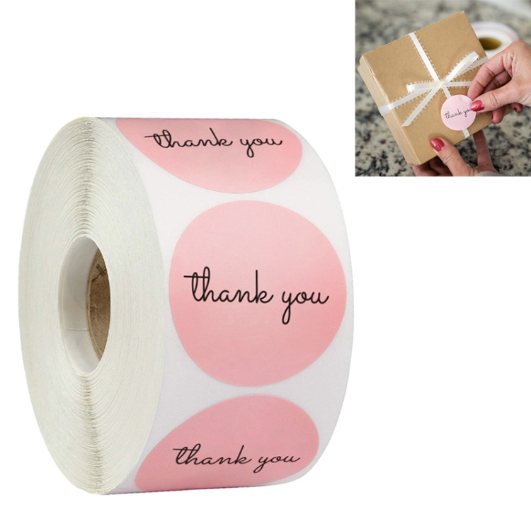 

10 PCS Thank You Sticker Label, Size: 2.5cm / 1 inch(G-02)