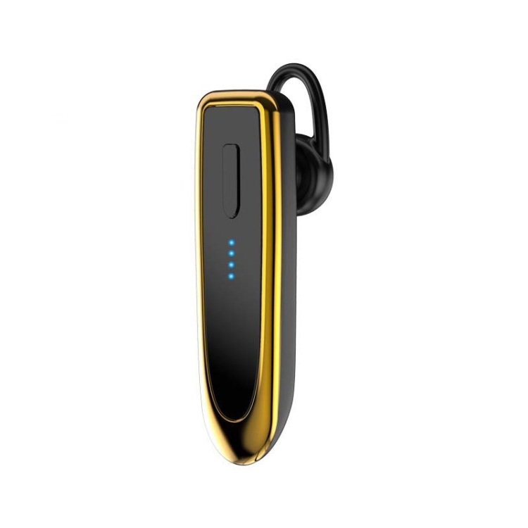 

K23 Bluetooth 5.0 Business Wireless Bluetooth Headset, Style:Caller Name(Black And Gold)