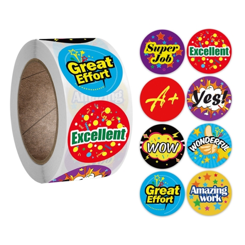 

10 PCS Children Toy Reward Stickers Office Stationery Decoration Label Sealing Sticker, Size: 2.5cm / 1inch(A-114)