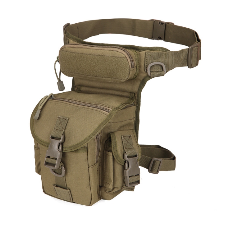 

A90 Waterproof Oxford Cloth Messenger Bag Photography Equipment Sports Leg Bag(Army Green)