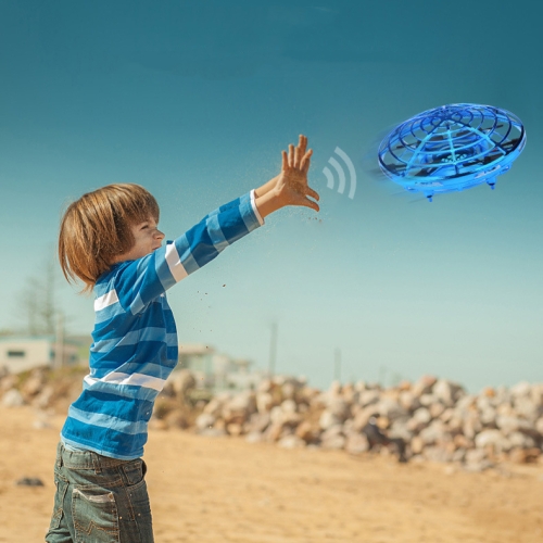 

Mini Sensor UFO Remote Control Drone Smart Gesture Sensor UFO Remote Control UFO Aircraft(Blue)