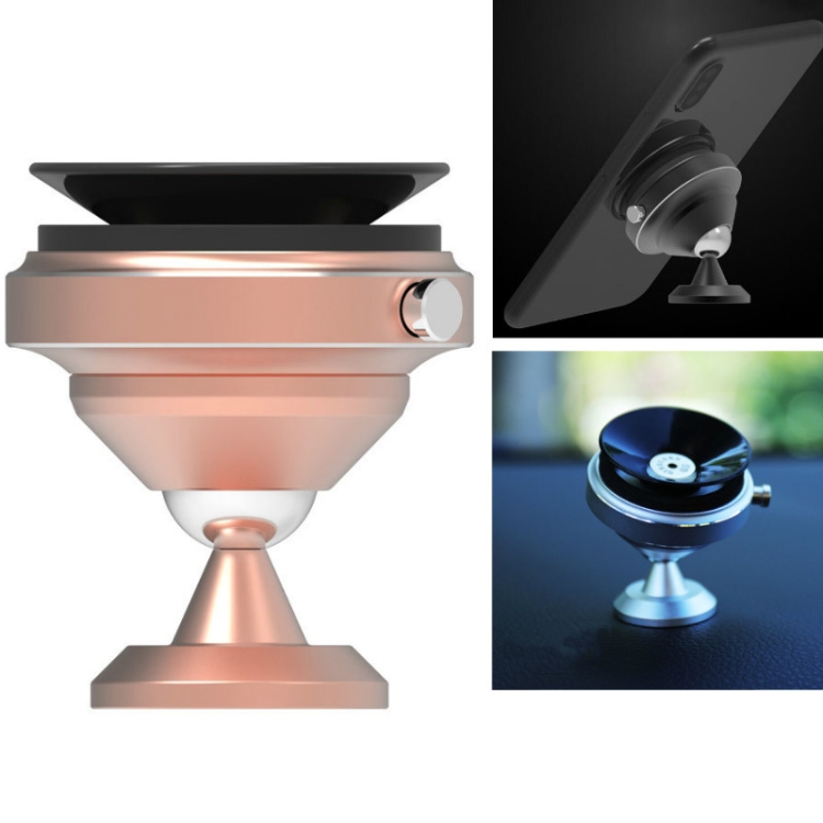 

Car Airbag Mobile Phone Holder Car Air Outlet Exhaust Suction Cup Mobile Phone Holder 360 Rotating Mobile Phone Holder(Rose Gold)