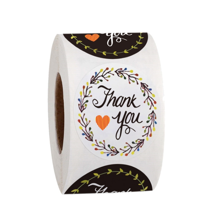 

10 PCS Thank You Baking Cake Wedding Decoration Stickers, Size: 2.5cm / 1 inch(A-64)