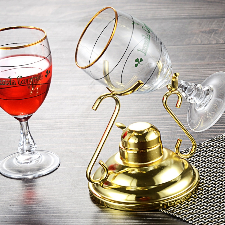 

Whiskey Coffee Cup Holder Thickened Roasting Cup Oven Rack(Golden Cup Holder)
