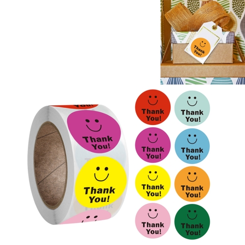 

3 PCS Smiley Face Roll Stickers Label Teachers and Children Special Decorative Cartoon Stickers, Size: 2.5cm / 1inch(A-138)