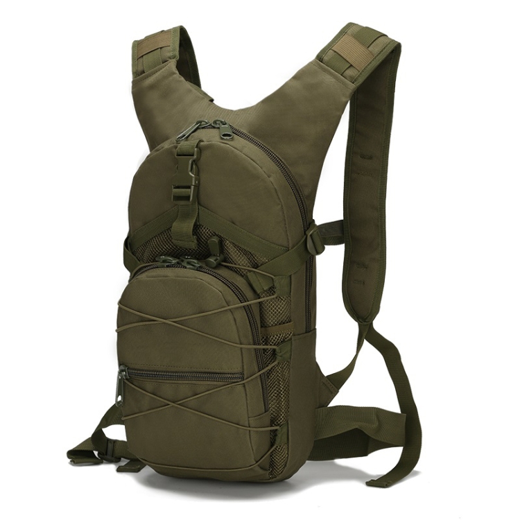 

B10 006 Outdoor Waterproof Oxford Cloth Portable Cycling Backpack, Size: Free size(Army Green)
