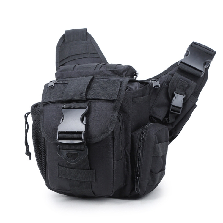 

B03 One-Shoulder Messenger Waterproof Oxford Cloth Camera Bag(Black)