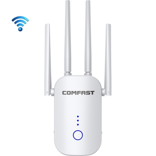 

COMFAST CF-WR758AC Dual Frequency 1200Mbps Wireless Repeater 5.8G WIFI Signal Amplifier, CN Plug
