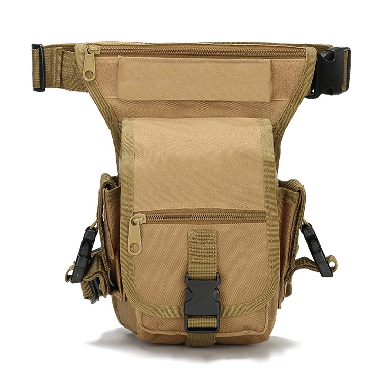 

B05 Wild Fishing Portable Waist Bag Outdoor Sports Multifunctional Leg Bag(Khaki)