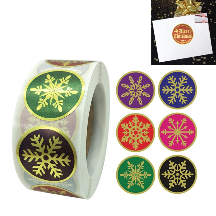 

5 PCS Christmas Holiday Decoration Gift Sticker Label, Size: 2.5cm / 1inch(H-13)