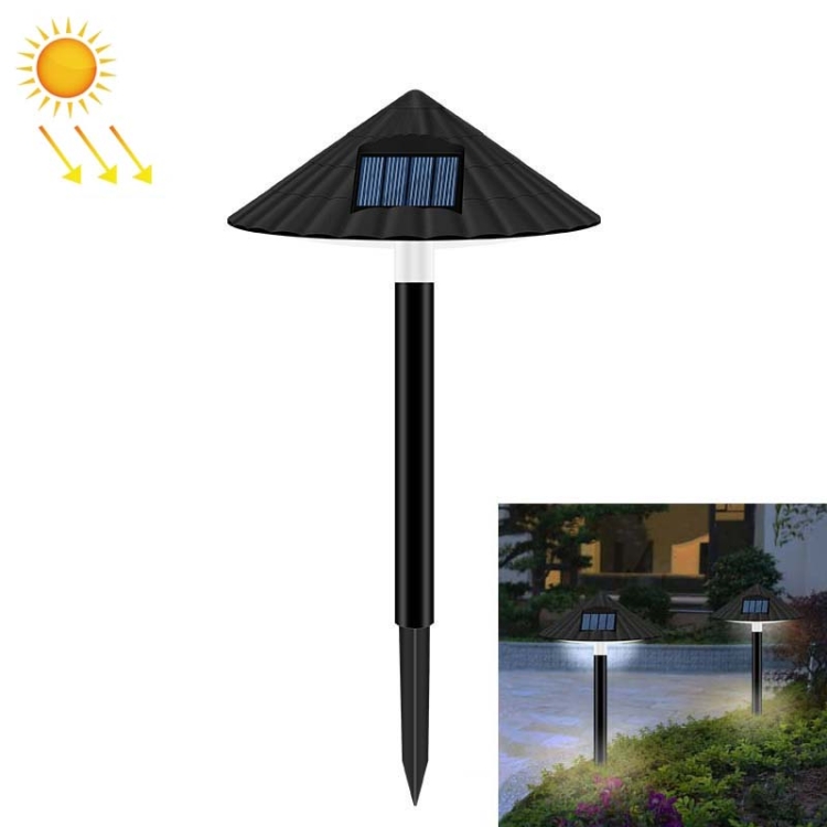 

Solar Lawn Lamp Outdoor Waterproof Mushroom Light Control Garden Decoration Lamp(White Light )
