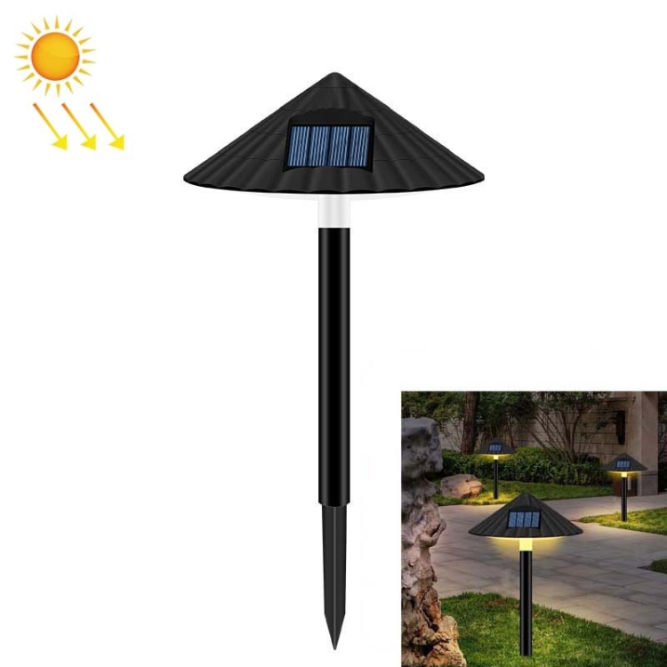 

Solar Lawn Lamp Outdoor Waterproof Mushroom Light Control Garden Decoration Lamp(Warm Light )